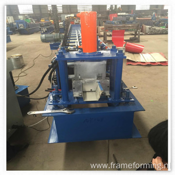 steel roofing gutter roll forming machine